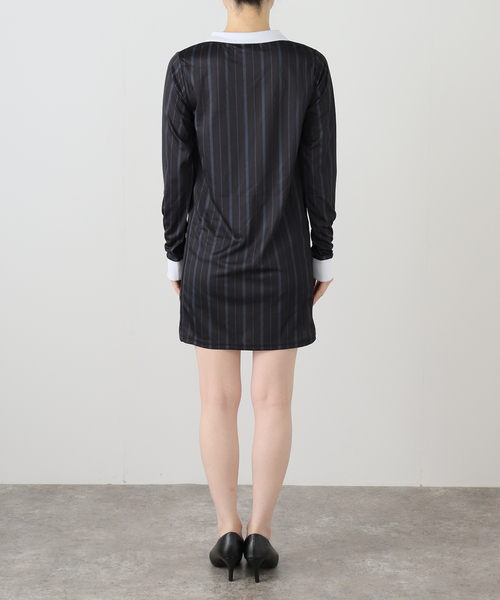 Kappa(カッパ)の「【Kappa/カッパ】ゲームシャツワンピース(ワンピース・レディース・ブラック/グリーン・SMALL/MEDIUM)」の9枚目の写真