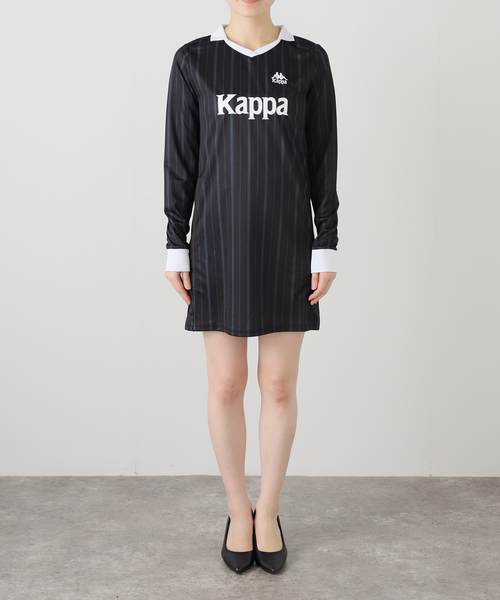 Kappa(カッパ)の「【Kappa/カッパ】ゲームシャツワンピース(ワンピース・レディース・ブラック/グリーン・SMALL/MEDIUM)」の13枚目の写真