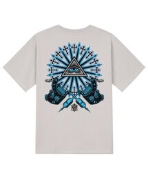 KTC0013 タトゥーカン 半袖Tシャツ - ベージュ