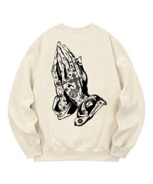 KMC0009 エモン 裏起毛 スウェット - クリーム