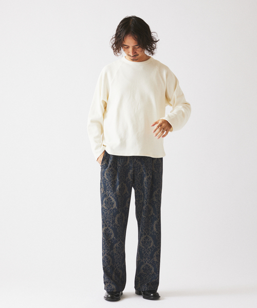 JOURNAL STANDARD relume（ジャーナルスタンダード　レリューム）の「バックベロア サーマル クルーネック（Tシャツ/カットソー・メンズ・チャコールグレー/ブラック/アイボリー・MEDIUM/LARGE）」の6枚目の写真