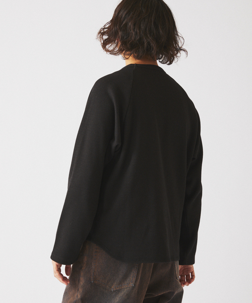 JOURNAL STANDARD relume（ジャーナルスタンダード　レリューム）の「バックベロア サーマル クルーネック（Tシャツ/カットソー・メンズ・チャコールグレー/ブラック/アイボリー・MEDIUM/LARGE）」の8枚目の写真