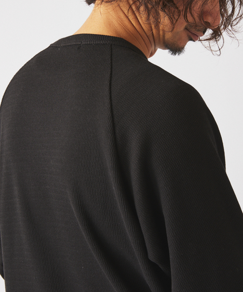 JOURNAL STANDARD relume（ジャーナルスタンダード　レリューム）の「バックベロア サーマル クルーネック（Tシャツ/カットソー・メンズ・チャコールグレー/ブラック/アイボリー・MEDIUM/LARGE）」の12枚目の写真