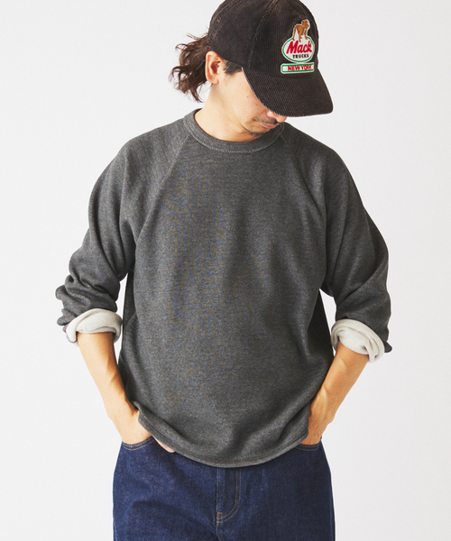 JOURNAL STANDARD relume（ジャーナルスタンダード　レリューム）の「バックベロア サーマル クルーネック（Tシャツ/カットソー・メンズ・チャコールグレー/ブラック/アイボリー・MEDIUM/LARGE）」の14枚目の写真