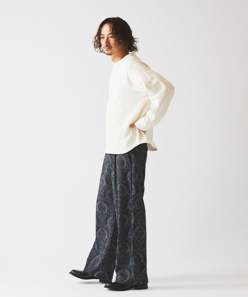 JOURNAL STANDARD relume（ジャーナルスタンダード　レリューム）の「バックベロア サーマル クルーネック（Tシャツ/カットソー・メンズ・チャコールグレー/ブラック/アイボリー・MEDIUM/LARGE）」の17枚目の写真