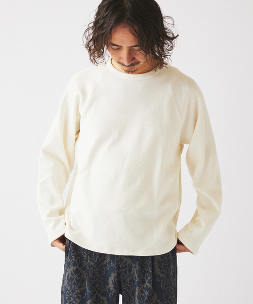 JOURNAL STANDARD relume（ジャーナルスタンダード　レリューム）の「バックベロア サーマル クルーネック（Tシャツ/カットソー・メンズ・チャコールグレー/ブラック/アイボリー・MEDIUM/LARGE）」の18枚目の写真