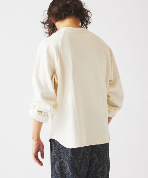 JOURNAL STANDARD relume（ジャーナルスタンダード　レリューム）の「バックベロア サーマル クルーネック（Tシャツ/カットソー・メンズ・チャコールグレー/ブラック/アイボリー・MEDIUM/LARGE）」の19枚目の写真