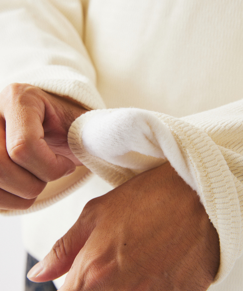 JOURNAL STANDARD relume（ジャーナルスタンダード　レリューム）の「バックベロア サーマル クルーネック（Tシャツ/カットソー・メンズ・チャコールグレー/ブラック/アイボリー・MEDIUM/LARGE）」の21枚目の写真