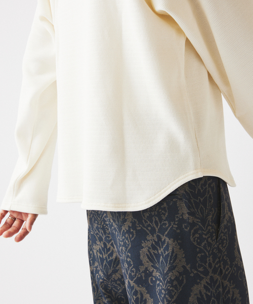 JOURNAL STANDARD relume（ジャーナルスタンダード　レリューム）の「バックベロア サーマル クルーネック（Tシャツ/カットソー・メンズ・チャコールグレー/ブラック/アイボリー・MEDIUM/LARGE）」の22枚目の写真