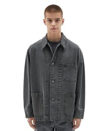 BROWNYARD（ブラウンヤード）の「フレンチワークジャケット、グレー（デニムジャケット）」