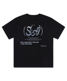 シーシー プリンティング 半袖Tシャツ ブラック