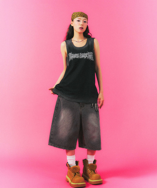 SCHISM INDUCING(スキズムインデューシング)の「METAL SLEEVELESS BLACK(Tシャツ/カットソー・レディース・その他・MEDIUM/LARGE)」の14枚目の写真