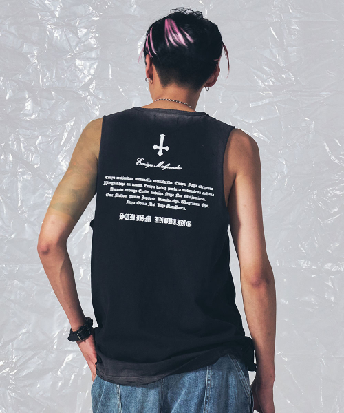 SCHISM INDUCING(スキズムインデューシング)の「METAL SLEEVELESS BLACK(Tシャツ/カットソー・レディース・その他・MEDIUM/LARGE)」の19枚目の写真