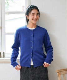 【BACK NUMBER】日本製クルーカーディガン (モダンデザイン / 上質な仕上がり / 抜け感 / デイリーユース)