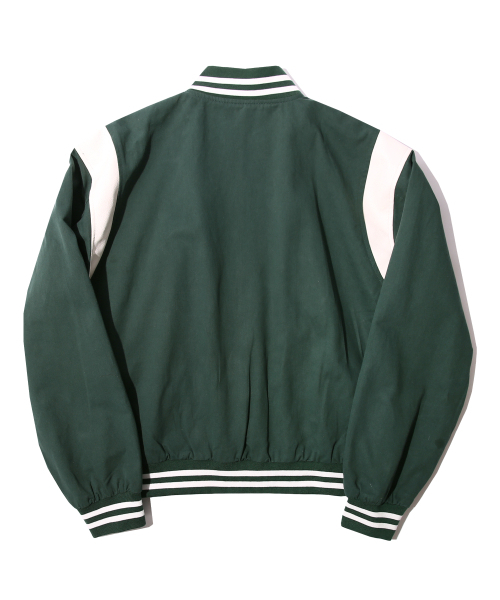 GRAYBLVD(グレイブラバット)の「エムシーツイルコットンバスティジャケット (グリーン)(スタジャン・レディース・その他・LARGE/MEDIUM)」の5枚目の写真