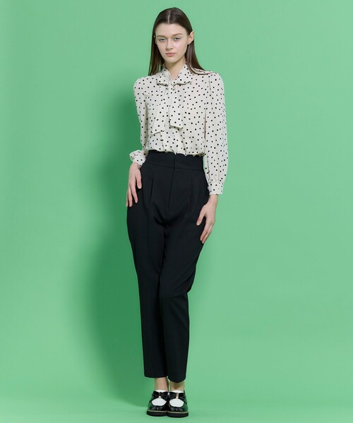 TOCCA(トッカ)の「PROMISE RIBBON ROSETTE ドット柄ブラウス(シャツ/ブラウス・レディース・アイボリー系5/ブラック系5・0/4)」の18枚目の写真