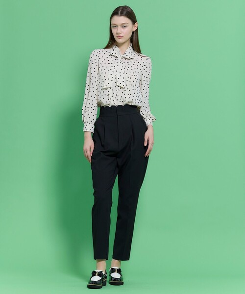 TOCCA(トッカ)の「PROMISE RIBBON ROSETTE ドット柄ブラウス(シャツ/ブラウス・レディース・アイボリー系5/ブラック系5・0/4)」の17枚目の写真