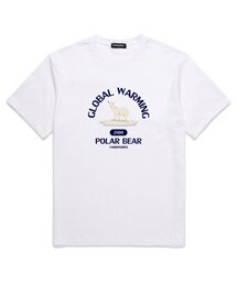 POLAR BEAR オーバーサイズ 半袖Tシャツ (VS0088) ホワイト