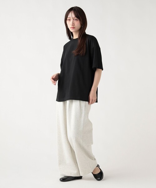 BEAMS HEART(ビームスハート)の「【8/13値下げ】後ろスカーフ Tシャツ(Tシャツ/カットソー・レディース・オフホワイト/グレー/ブラック/ブラック系その他3・FREE)」の5枚目の写真