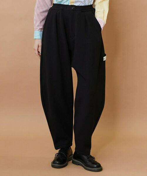 FRAPBOIS(フラボア)の「アクティー パンツ(その他パンツ・レディース・ブラック/チャコールグレー・1/2)」の2枚目の写真