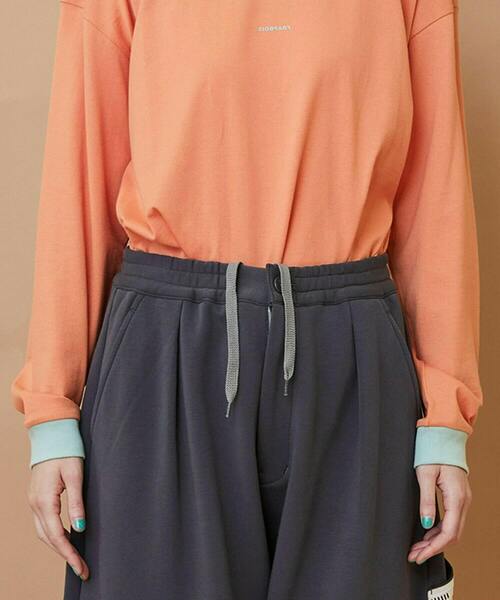 FRAPBOIS(フラボア)の「アクティー パンツ(その他パンツ・レディース・ブラック/チャコールグレー・1/2)」の6枚目の写真