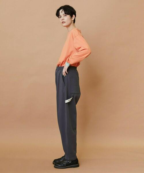 FRAPBOIS(フラボア)の「アクティー パンツ(その他パンツ・レディース・ブラック/チャコールグレー・1/2)」の11枚目の写真