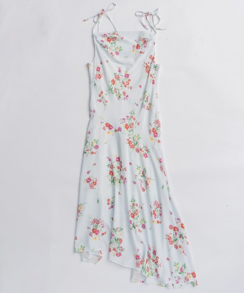 MAISON SPECIAL(メゾンスペシャル)の「Flower Camisole Dress/フラワーキャミワンピース(ワンピース・レディース・ホワイト/ブラック・38/36)」の10枚目の写真