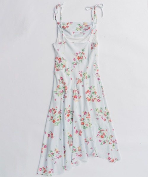 MAISON SPECIAL(メゾンスペシャル)の「Flower Camisole Dress/フラワーキャミワンピース(ワンピース・レディース・ホワイト/ブラック・38/36)」の14枚目の写真