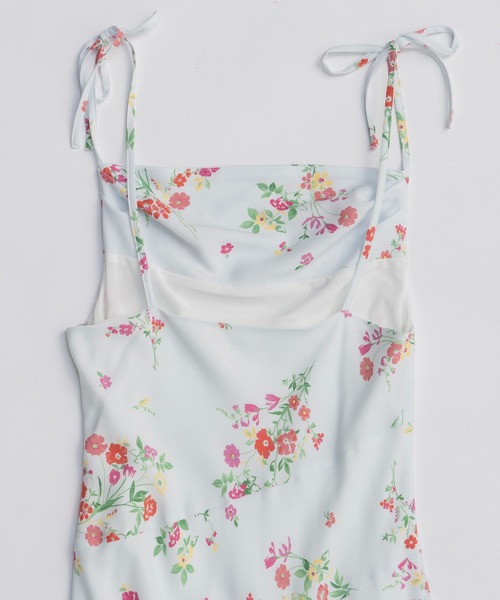 MAISON SPECIAL(メゾンスペシャル)の「Flower Camisole Dress/フラワーキャミワンピース(ワンピース・レディース・ホワイト/ブラック・38/36)」の15枚目の写真
