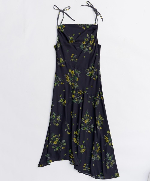 MAISON SPECIAL(メゾンスペシャル)の「Flower Camisole Dress/フラワーキャミワンピース(ワンピース・レディース・ホワイト/ブラック・38/36)」の9枚目の写真