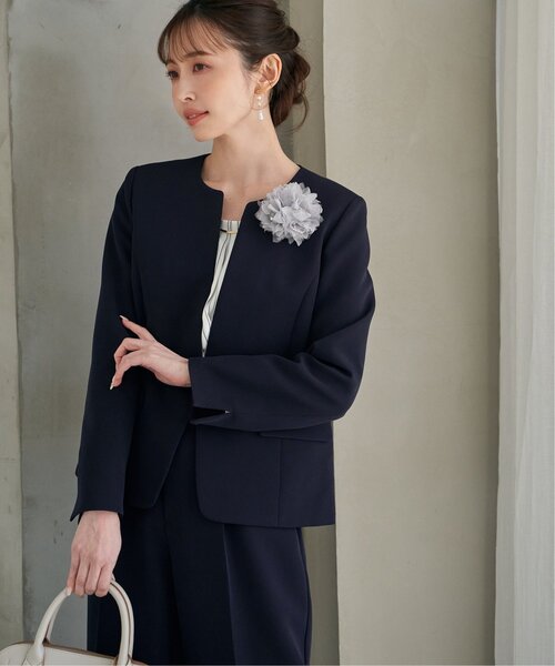 ikka（イッカ）の「【フォーマル対応】フラワーコサージュ（ブローチ/コサージュ・レディース・ベージュ/オフホワイト/クリーム/ライトグレー/ホワイト・FREE）」の15枚目の写真