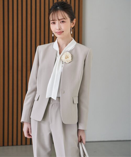 ikka（イッカ）の「【フォーマル対応】フラワーコサージュ（ブローチ/コサージュ・レディース・ベージュ/オフホワイト/クリーム/ライトグレー/ホワイト・FREE）」の17枚目の写真