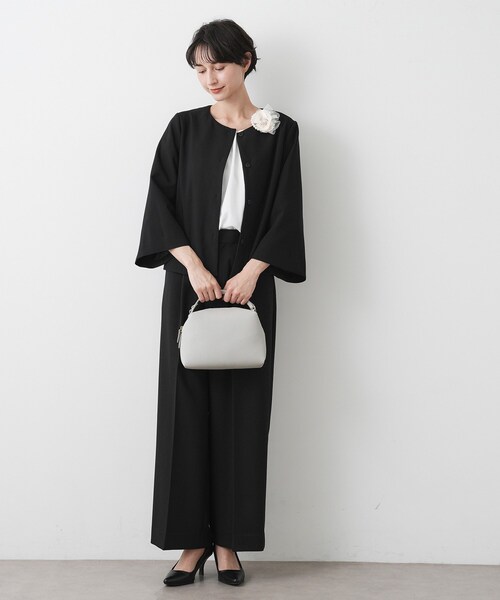 Dessin（デッサン）の「【2WAY】ラウンドフォルムショルダーバッグ（ショルダーバッグ・レディース・ライトグレー/ブラック/ブラウン系/シルバー/アイボリー・00）」の10枚目の写真