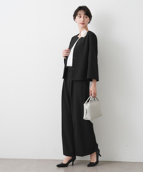 Dessin（デッサン）の「【2WAY】ラウンドフォルムショルダーバッグ（ショルダーバッグ・レディース・ライトグレー/ブラック/ブラウン系/シルバー/アイボリー・00）」の11枚目の写真