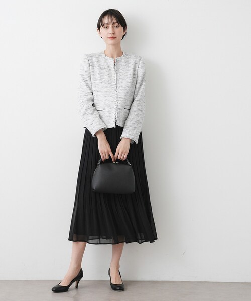 Dessin（デッサン）の「【2WAY】ラウンドフォルムショルダーバッグ（ショルダーバッグ・レディース・ライトグレー/ブラック/ブラウン系/シルバー/アイボリー・00）」の12枚目の写真