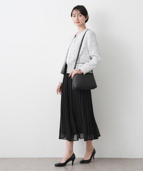 Dessin（デッサン）の「【2WAY】ラウンドフォルムショルダーバッグ（ショルダーバッグ・レディース・ライトグレー/ブラック/ブラウン系/シルバー/アイボリー・00）」の13枚目の写真