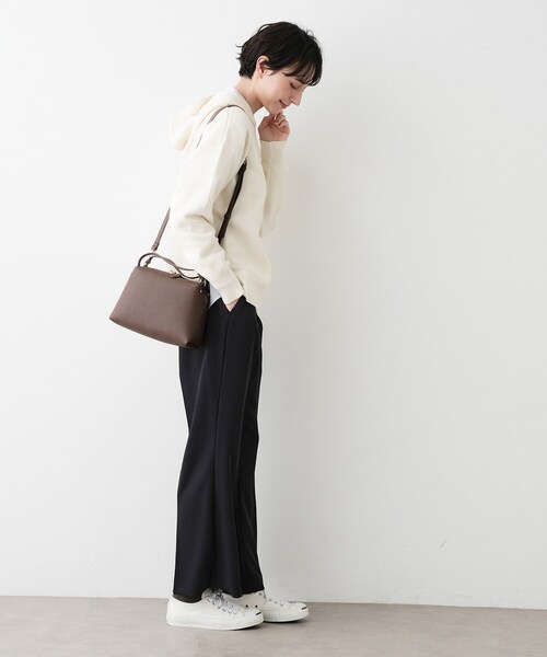 Dessin（デッサン）の「【2WAY】ラウンドフォルムショルダーバッグ（ショルダーバッグ・レディース・ライトグレー/ブラック/ブラウン系/シルバー/アイボリー・00）」の15枚目の写真