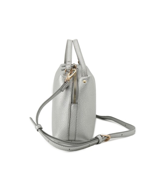 Dessin（デッサン）の「【2WAY】ラウンドフォルムショルダーバッグ（ショルダーバッグ・レディース・ライトグレー/ブラック/ブラウン系/シルバー/アイボリー・00）」の21枚目の写真