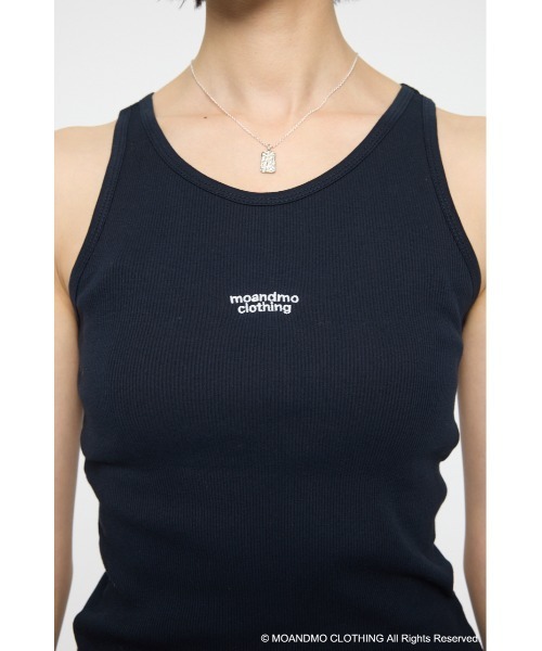 MOUSSY(マウジー)の「MOANDMO タンクトップ(タンクトップ・レディース・ホワイト/ネイビー・FREE)」の8枚目の写真