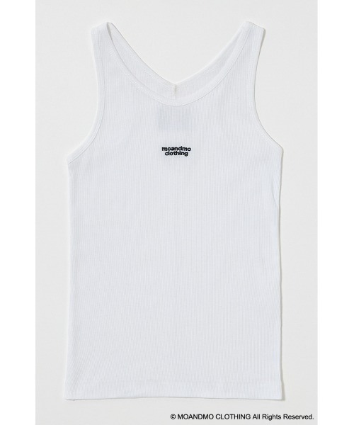 MOUSSY(マウジー)の「MOANDMO タンクトップ(タンクトップ・レディース・ホワイト/ネイビー・FREE)」の17枚目の写真