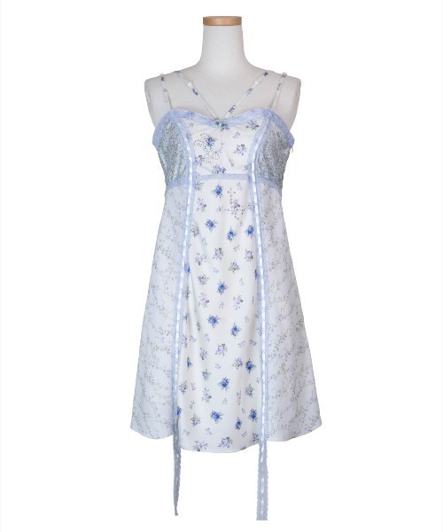 rurumu: ワンピース rurumu:（ルルムウ）の「rurumu:/ルルムウ/mix flower asymmetry OP