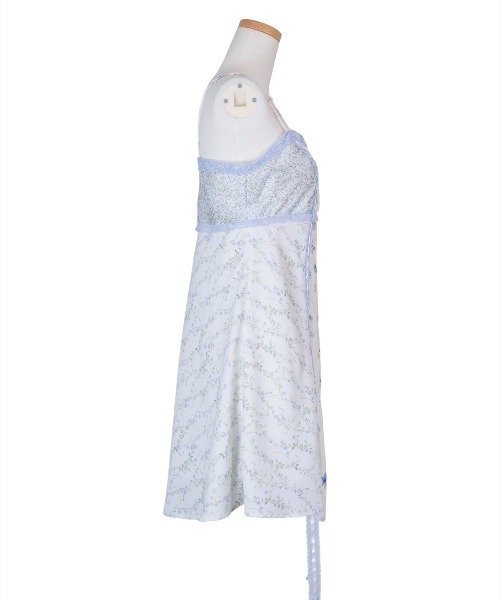 rurumu:（ルルムウ）の「rurumu:/ルルムウ/collage satin camisole dres（ワンピース・レディース・ブラック/ネイビー/ラベンダー/ブラウン/アイボリー・M/S）」の16枚目の写真
