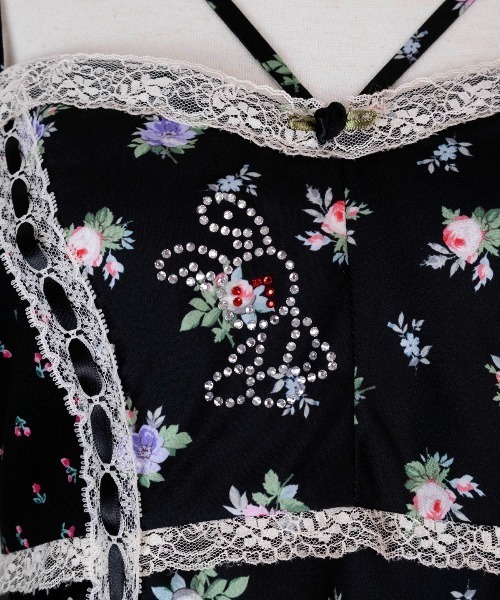 rurumu:（ルルムウ）の「rurumu:/ルルムウ/collage satin camisole dres（ワンピース・レディース・ブラック/ネイビー/ラベンダー/ブラウン/アイボリー・M/S）」の20枚目の写真