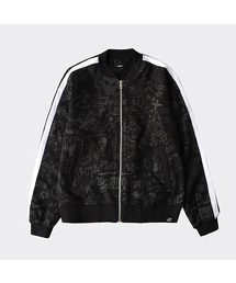 AOX（エーオーエックス）の「Alien graffiti bomber jacket(Black)（MA-1）」