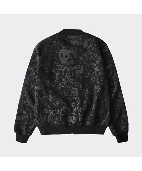 AOX(エーオーエックス)の「Alien graffiti bomber jacket(Black)(ブルゾン・メンズ・その他・MEDIUM/SMALL)」の2枚目の写真