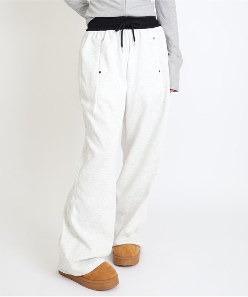 Vini(ヴィニ)の「ワイドスウェットパンツ(スウェットパンツ・レディース・ホワイト/グレー/ブラック・MEDIUM)」の1枚目の写真