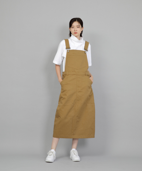 SAINTCREW(セントクルー)の「ワイドドームオーバーロールスカート WDS-611 キャメル(ワンピース・レディース・その他・MEDIUM/LARGE/X-LARGE)」の4枚目の写真