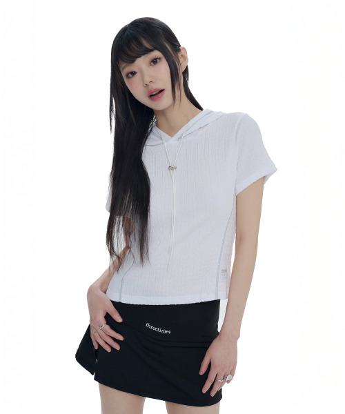 SEW-B(ソービー)の「Lov Hood - ホワイト(Tシャツ/カットソー・レディース・その他・FREE)」の1枚目の写真