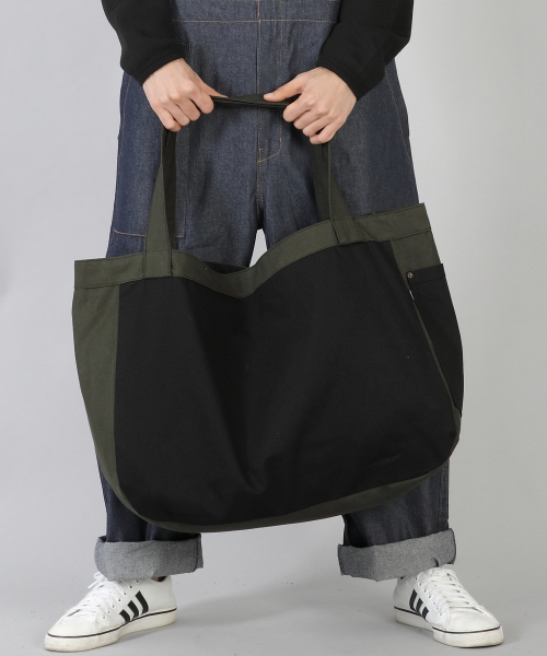 SAINTCREW（セントクルー）の「ジャイアントバルクエコバッグ GBE-156 カーキブラック（エコバッグ/サブバッグ・メンズ・その他・FREE）」の2枚目の写真