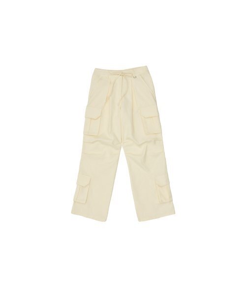320SHOWROOM(320ショールーム)の「4Cargo Pocket Pintuck Keyring Straight Pants Cream(その他パンツ・レディース・その他・MEDIUM/SMALL)」の3枚目の写真